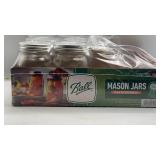 Mason Jars 16oz Open Box w One Smaller