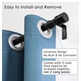 Byondeth Adjustable Curtain Rod Set
