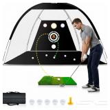 10x7 Golf Practice Net & Mat Set