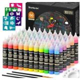 66-Color Shuttle Art Fabric Paint Set