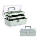 BTSKY 3-Layer Plastic Dividing Storage Box Craft