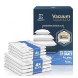 Vacuum Storage Bags 8-Pack Set