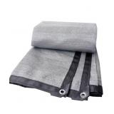75% Shade Cloth 8x10 Silver Gray