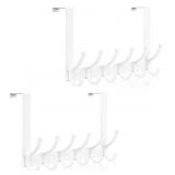 2-Pack Over Door Hook Rack