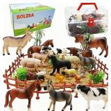 Farm Animal Figures 53pc Playset