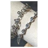 Silver Tone Bracelets  7'