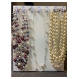 Multistrand beaded necklaces 14-19'