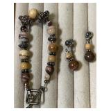 Bracelet & clip on earring set