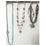 Collection of necklaces. 16-36'