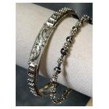 Pair of bangle bracelets