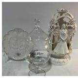 Precious Moments, Angel Candle &Jar