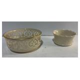 Lenox Ivory Porcelain Bowl Pair
