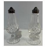 Cut Crystal 6ï¿½ Salt & Pepper Shakers