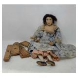 Puppet w/Wooden Parts