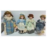 Porcelain Collector Doll Lot