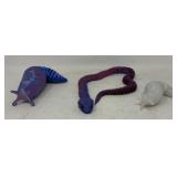 Articulated 3D Printed Creature Trio