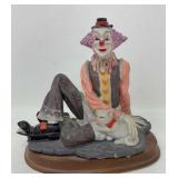 Clown w/ White Cat