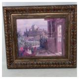 Framed ï¿½Magical Eveningï¿½ Garden Scene Art