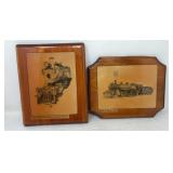 Railroad Locomotive Display Plaques