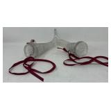 Pressed Glass Cornucopia 8ï¿½ Wall Pocket Pair
