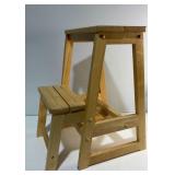 Wooden Folding Step Stool 21x17