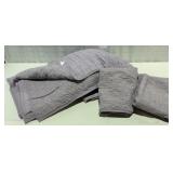 Quilted Lavender Bedspread & Matching Shams