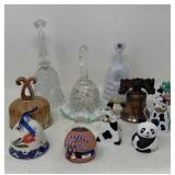 Collector Bell Assortment Glass & Ceramic 2-8ï¿½