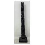 Carved 13ï¿½ Totem Pole Style Sculpture