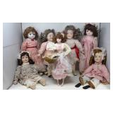 Porcelain & Vintage Style Doll Collection