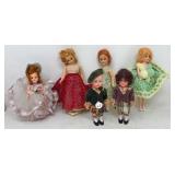 Fashion Doll Group of Six