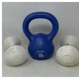 Empower 10 lb Kettlebell & Dumbbell Weights