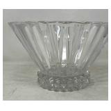 Pressed Glass Fluted Serving Bowl