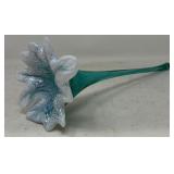 Hand Blown 13ï¿½ Glass Flower