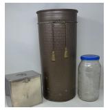 Metal Umbrella Stand & Storage Lot