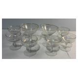 Iridescent Stemmed 4-5ï¿½ Dessert Glasses