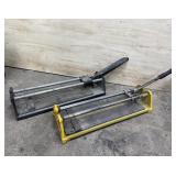Manual Tile Cutters Pair Of Two