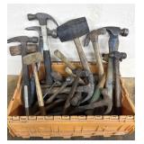 Hammer Lot of 25+ Assortment In Orange Crate