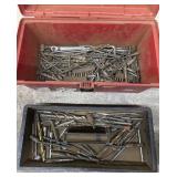 Drill & Driver Bits Assortment In Red Toolbox