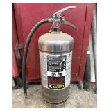 Stainless Ansul K-Guard Fire Extinguisher Steel