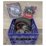 Concrete Saw Blades & Cutting Discs In Blue Crate