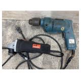 Makita Drill & Grinder Tool Pair
