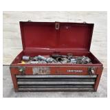 Craftsman Metal Toolbox & Sockets