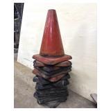 12in Traffic Cones 16-Pc Lot