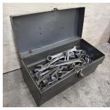 Sockets & Wrenches Loaded Metal Toolbox