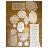 Vintage Crochet Doilies & Linens