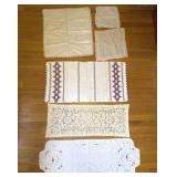 Vintage Embroidered Table Linens