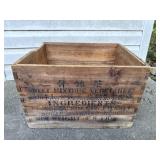 Hong Kong Wooden Food Crate