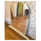 Vintage Beveled Glass Dresser Mirror