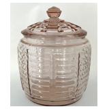 Anchor Hocking Manhattan Beehive Pink Depression