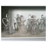 Antique & Vintage Crystal & Glass Cruets Stoppers
